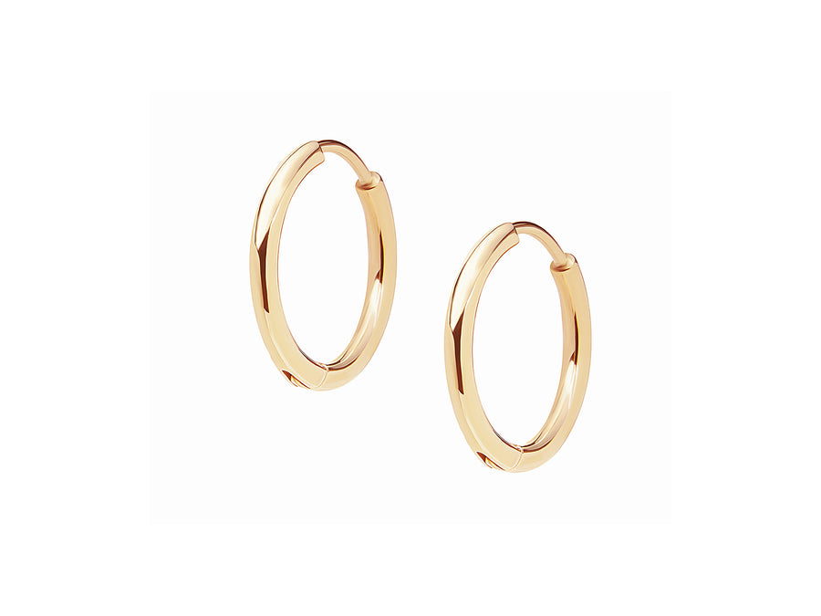 Katharos - Midi gold everyday hoops