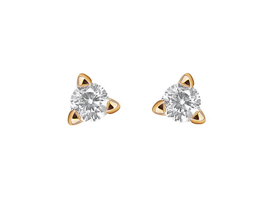 Aries - Tiny diamond studs