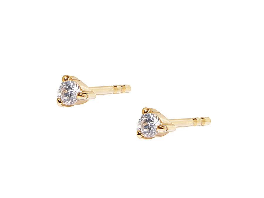 Aries - Tiny diamond studs