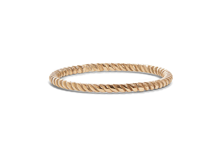 Nairi - Twisted solid gold band