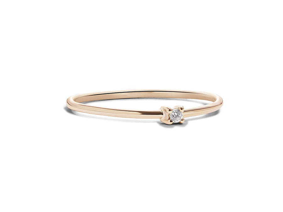 Lyra - Mini stackable diamond ring