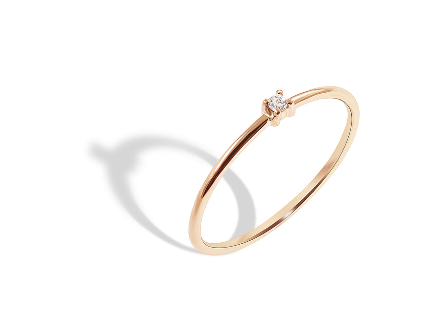 Lyra - Mini stackable diamond ring